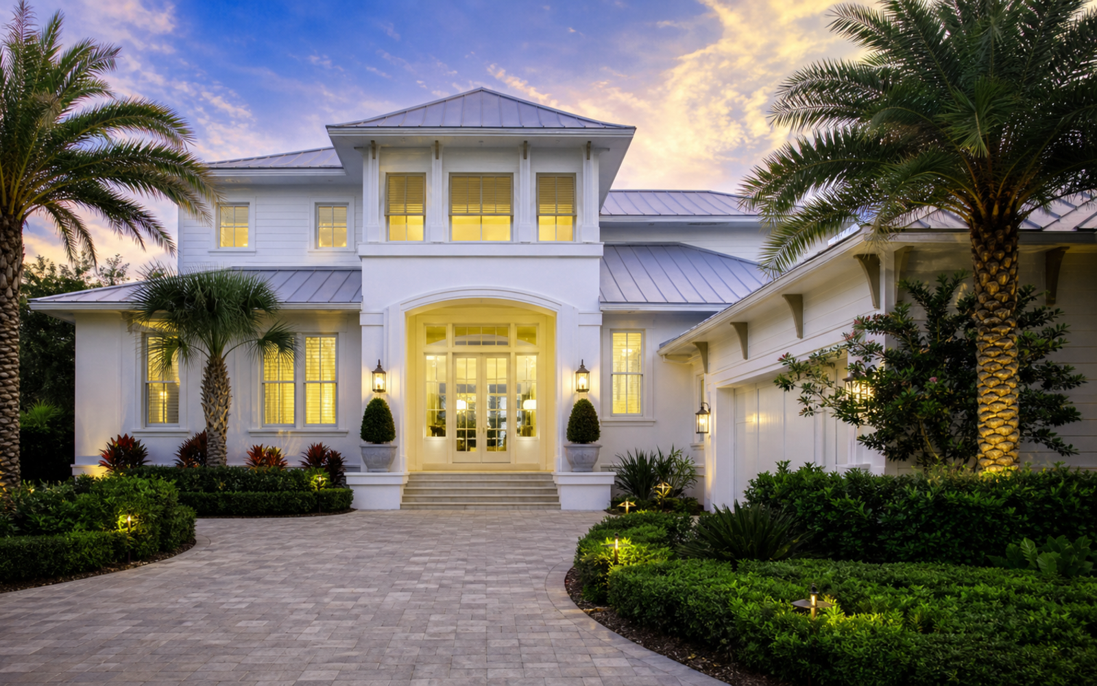 Modern Gulf Coast home prepared for market